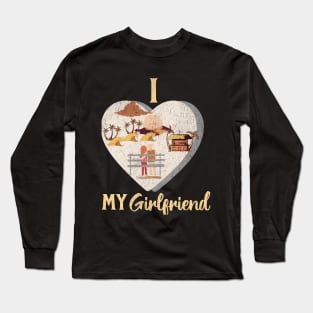 I love my girlfriend Valentine Long Sleeve T-Shirt